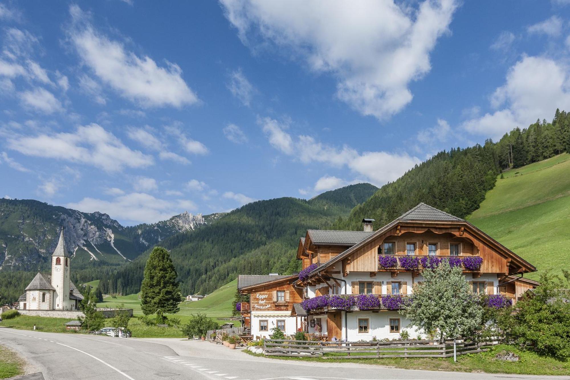 Speckstube Eggerhof Villa Braies  Bagian luar foto